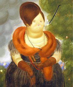 Fernando Botero First Lady paint by numbers