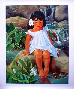 Hawaiin Girl paint by numbers