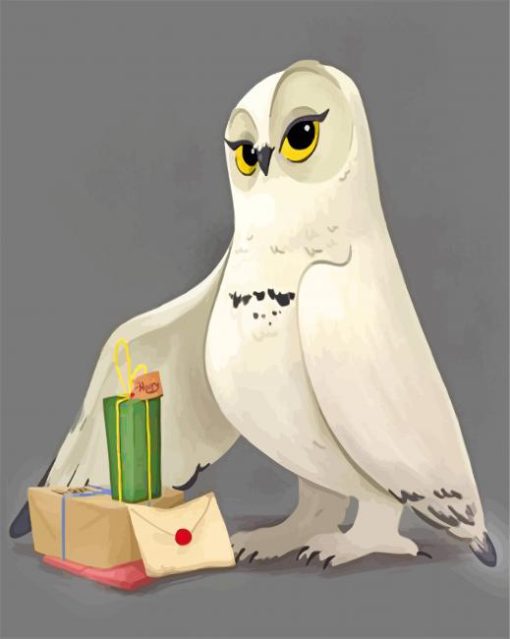 Hedwig Bird paint by numbers