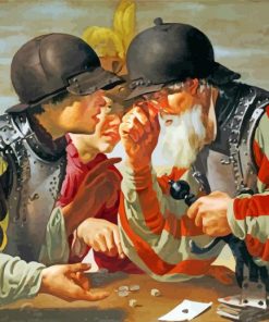 Hendrick Ter Brugghen Gamblers paint by numbers