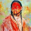 Indigenous Man paint by numbers