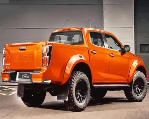 Isuzu D Max Arctic Trucks Aat35 paint by numbers