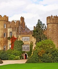 Malahide Castle Irealnd paint by numbers