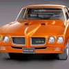 Orange GTO Car paint by numbers