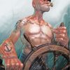 Popeye Sailor paint by numbers