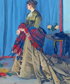 Portrait Of Madame Gaudibert Monet paint by numbers