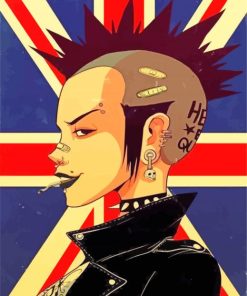 Punk Girl Style paint by numbers