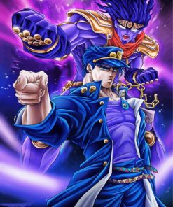 Star Platinum jotaro Kujo paint by numbers