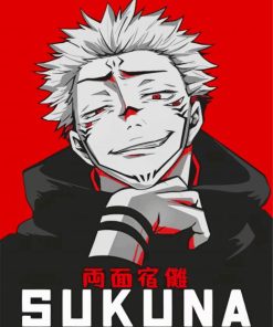 Sukuna Jujutsu Kaisen paint by number