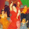 Tablao Flamenco Fernando Botero paint by numbers