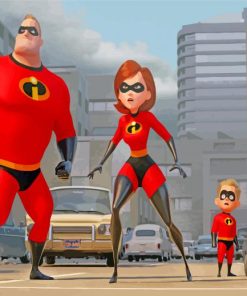 Incredibles paint by number