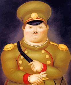 The Captain Fernando Do Botero paint by numbers