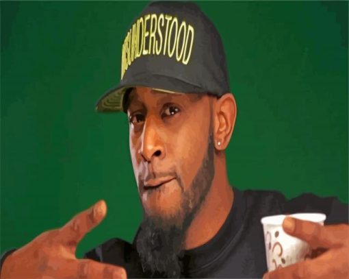 The Comedian Karlous paint by numbers