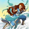 The last Airbender Katara paint by numbers