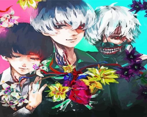 Tokyo Ghoul paint by numbers