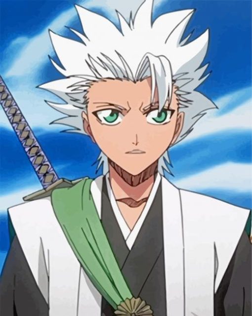 Toshiro hitsugaya Anime paint by numbers