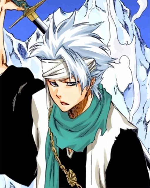 Toshiro Hitsugaya Manga paint by numbers