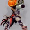 Warrior Jack O Lantern paint by numbers