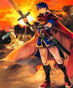 Warrior Ike paint by numbers