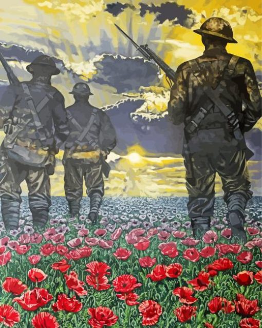 Remembrance Day Art Paint By Numbers