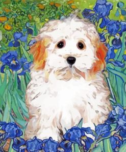 Cute Maltipoo Dog Paint By Numbers