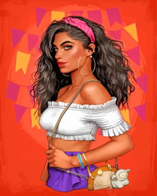 Esmeralda Disney Art Paint By Numbers