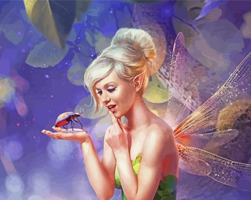 Beautiful Tinkerbell Paint By Numbers